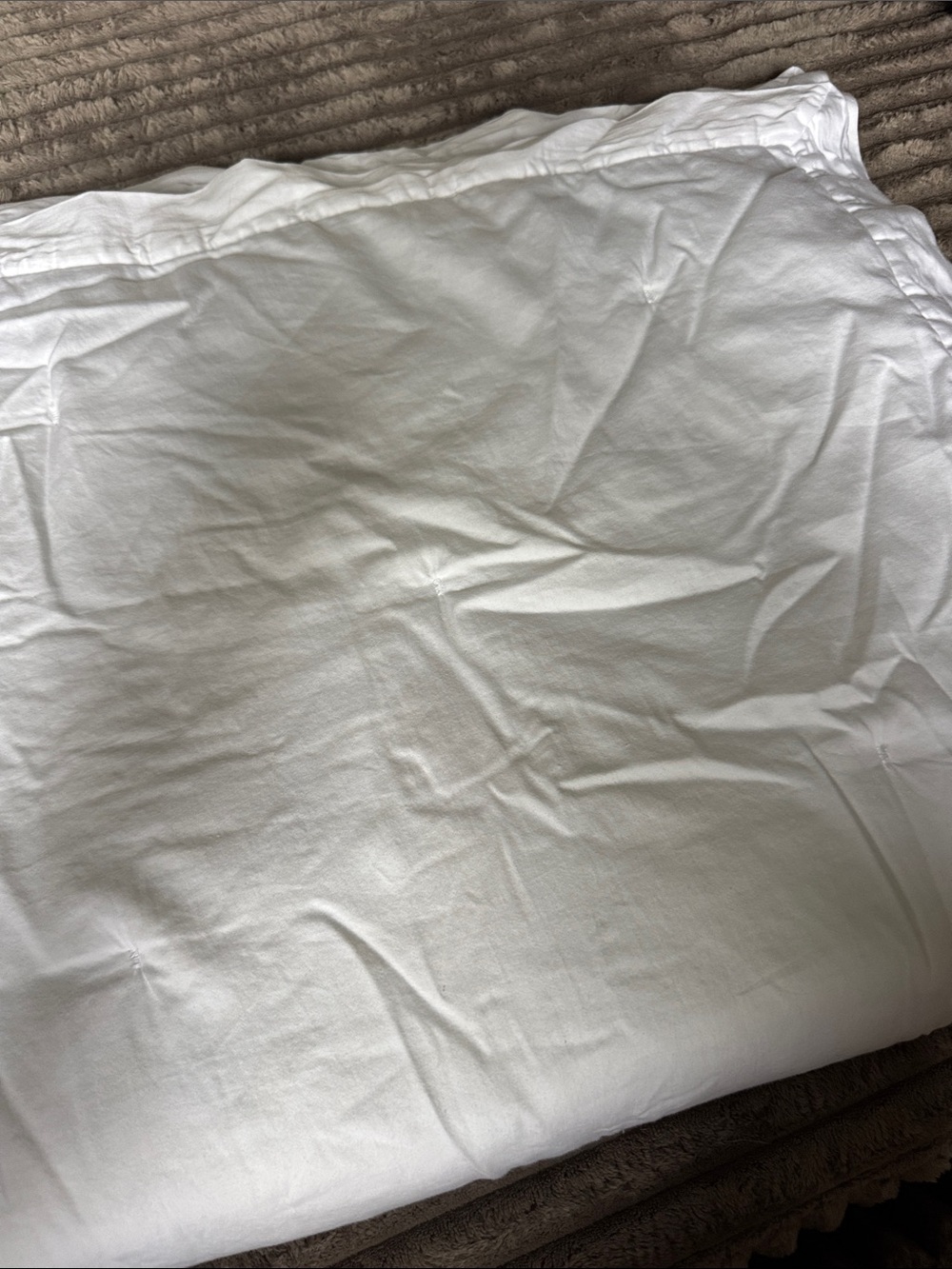 Cozy Earth White 100% Cotton Sham SET